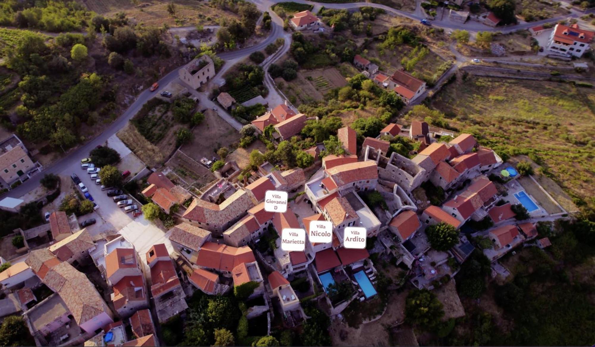 Dvor Pitve Villas Jelsa  Kültér fotó